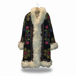 Load image into Gallery viewer, Heritage Overcoat with White Sheepskin Fur Trim