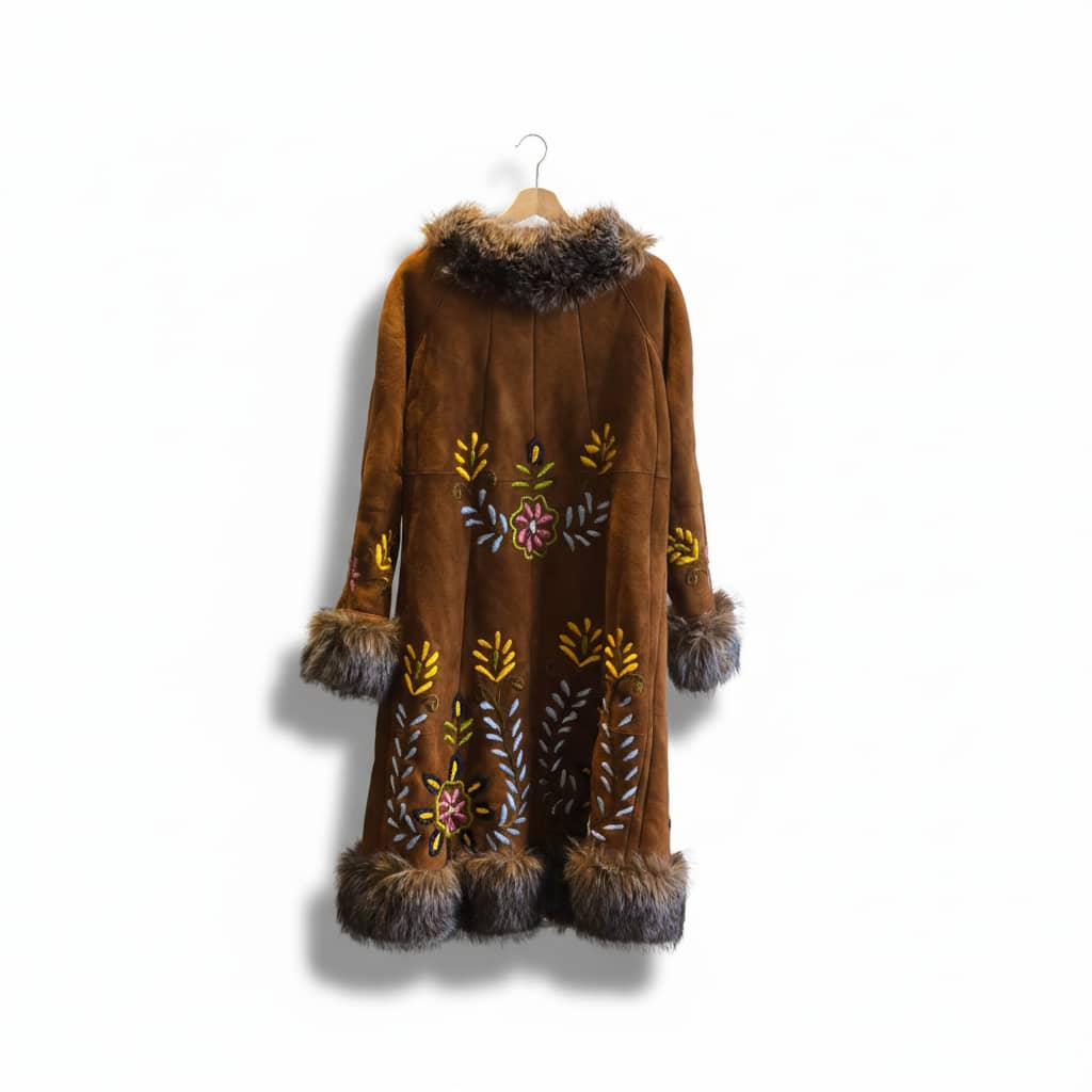 The Meher Suede Sovereign Coat