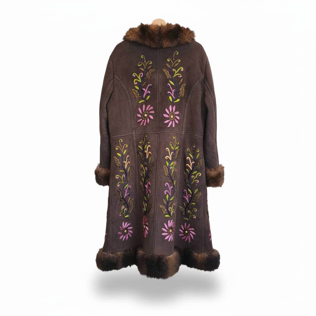 The Rania Suede Sovereign Coat