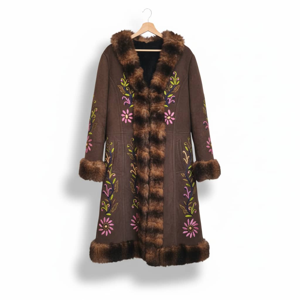 The Rania Suede Sovereign Coat