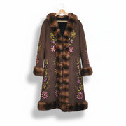 The Rania Suede Sovereign Coat