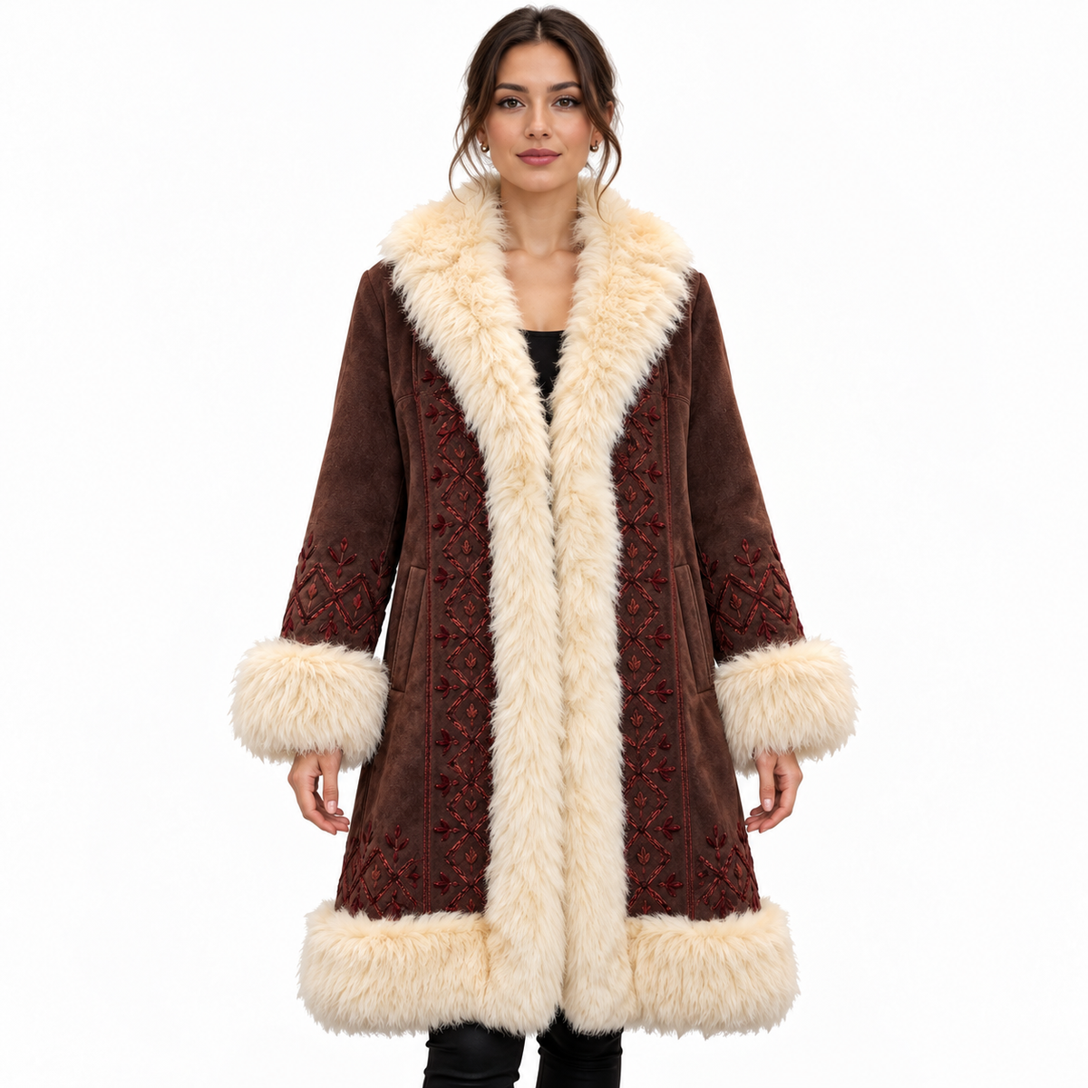 The Saye Suede Sovereign Coat