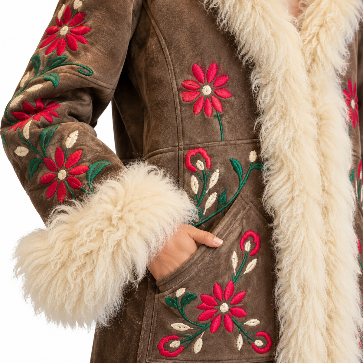 The Gulasal Suede Sovereign Coat