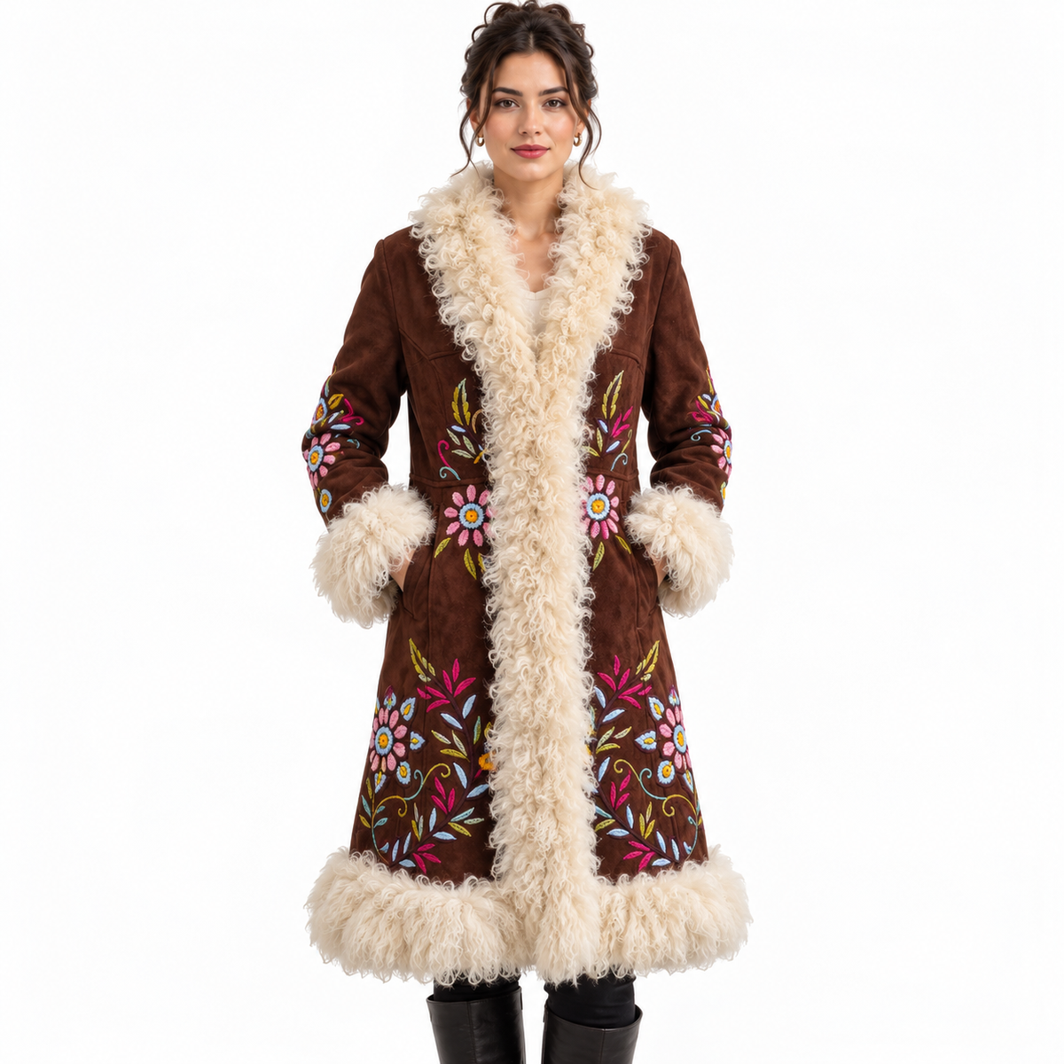 The Bahar Suede Sovereign Coat